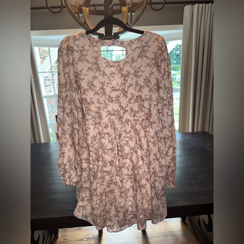 Shore Floral Mini Dress oversized